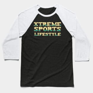 XTREME Sports Lifestyle Extreme Sports Vintage Retro Style Baseball T-Shirt